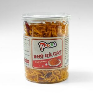 khô gà cay hộp lớn 100g