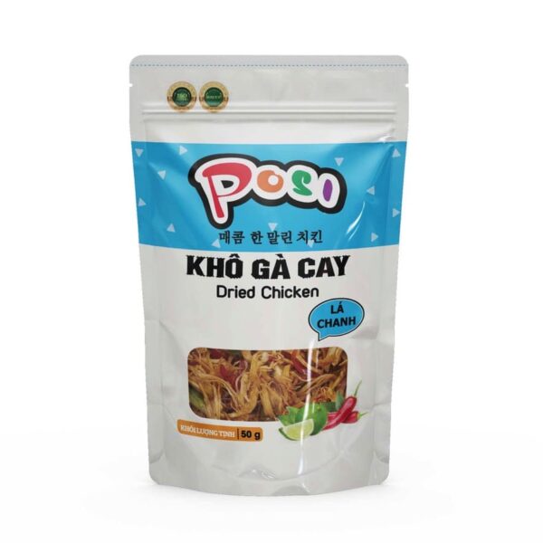 khô gà lá chanh gói nhỏ 50g
