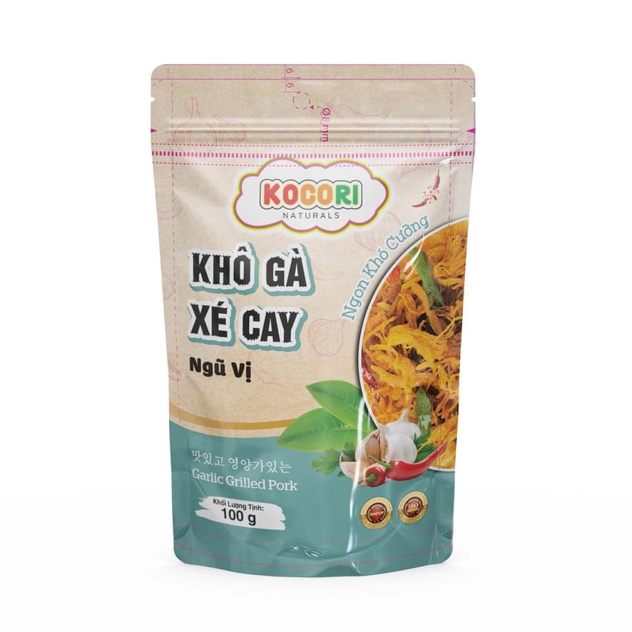 Khô gà xé cay ngũ vị