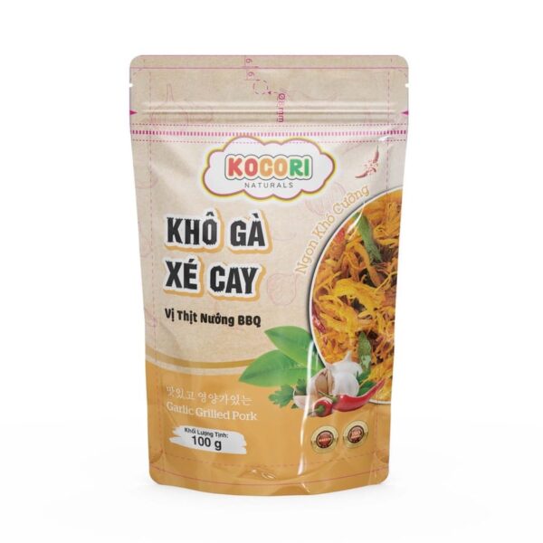 Khô gà xé cay vị BBQ