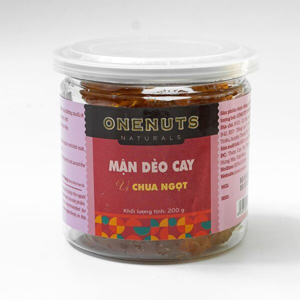 Mận dẻo cay hộp 200g