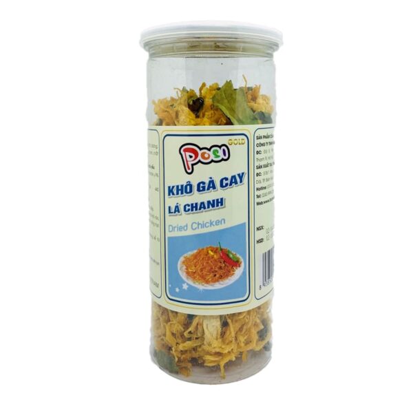 khô gà lá chanh hộp 200g