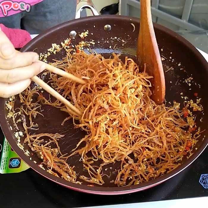 Xao kho muc xe soi 1