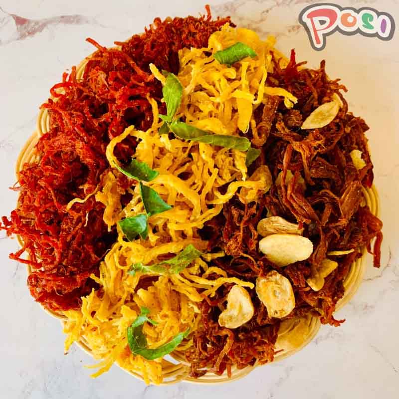 Biến tấu khô gà, khô bò, khô heo thành món ăn mới